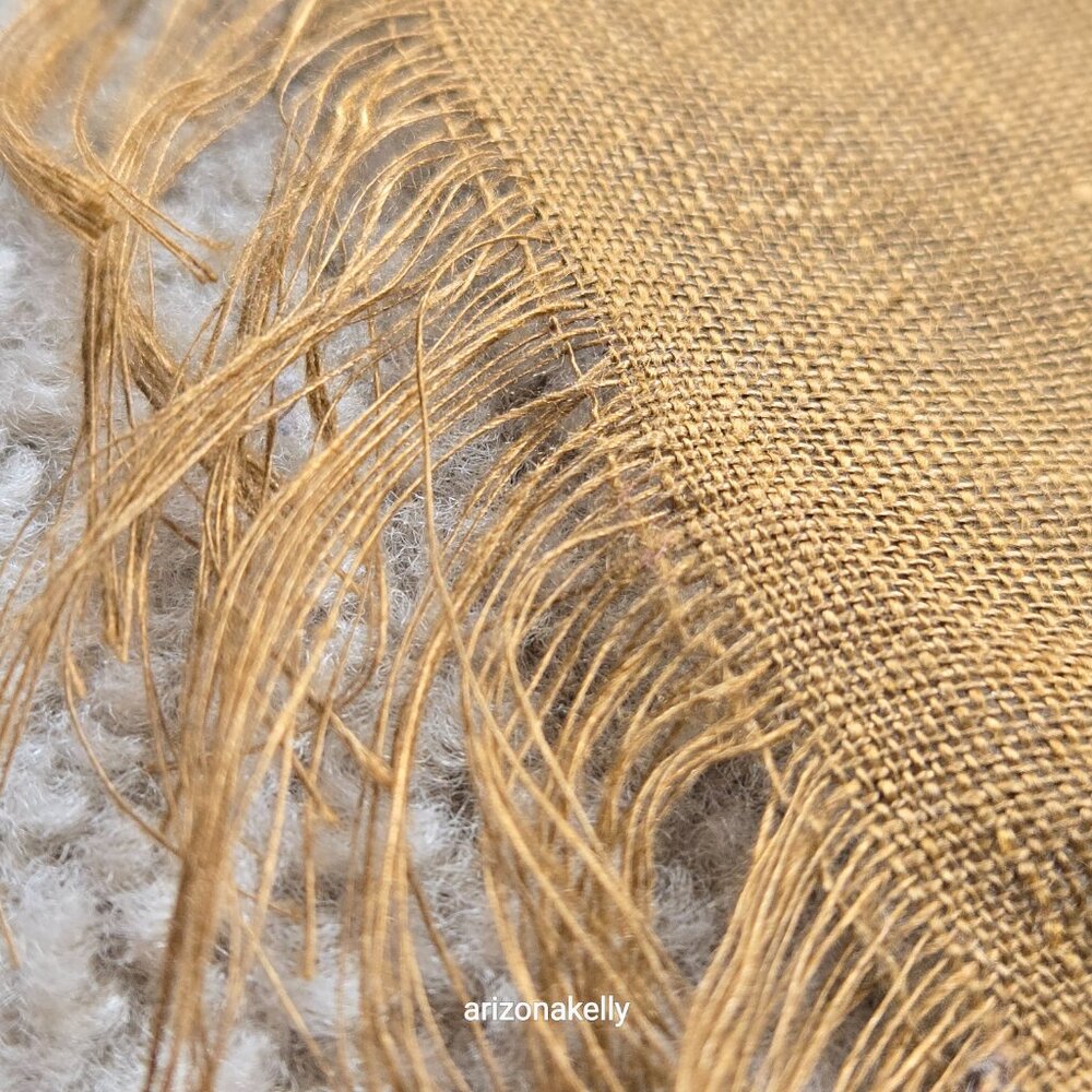 NWT Jenni Kayne Linen Shawl Scarf Copper - Picture 6 of 11